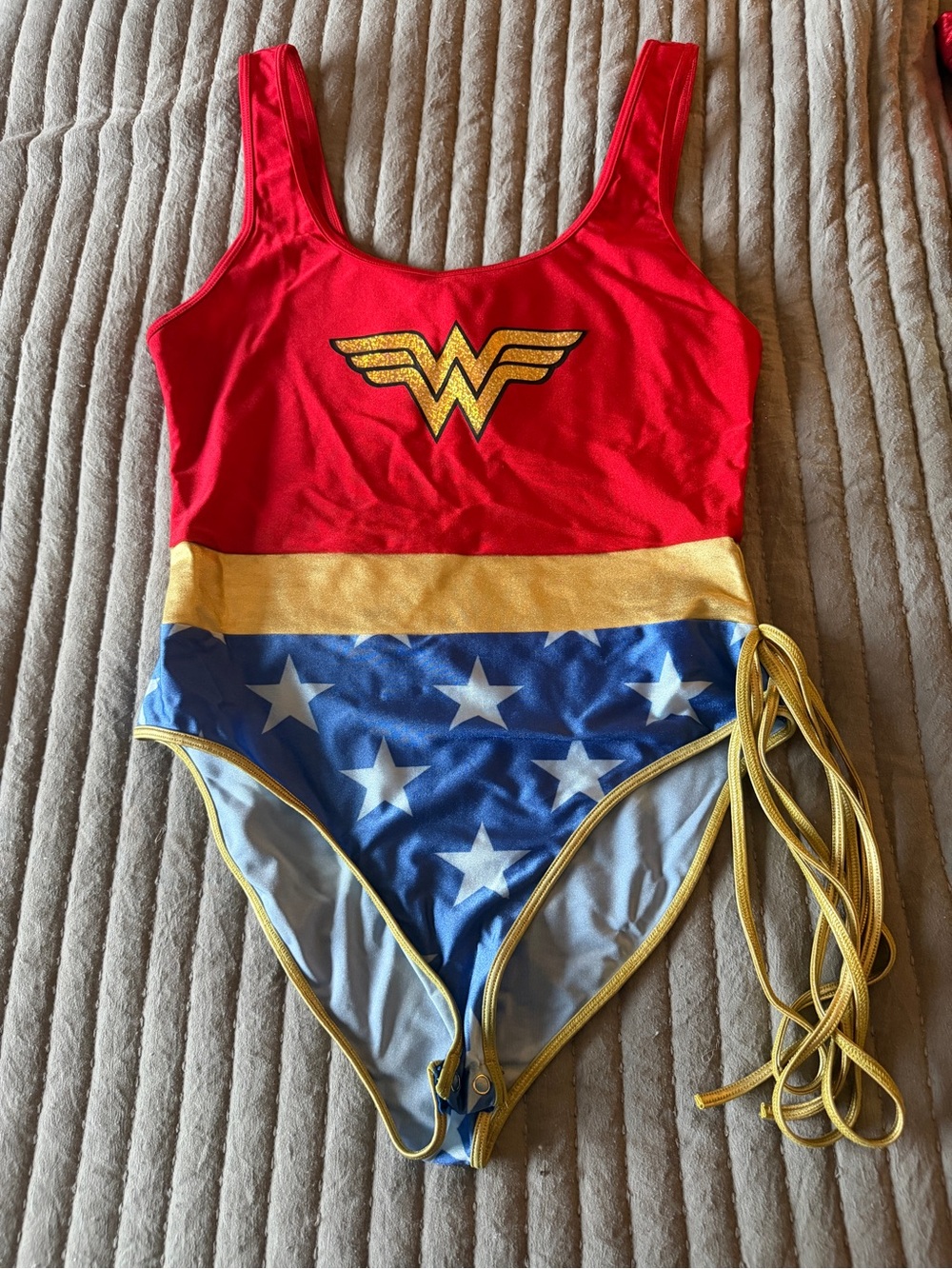 Red and Blue Wonder Woman Costume - Excellent Condition